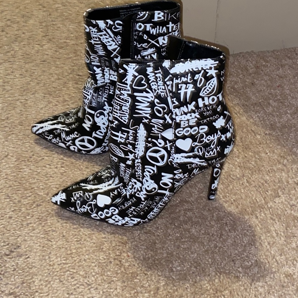 Aldo Graffiti Booties